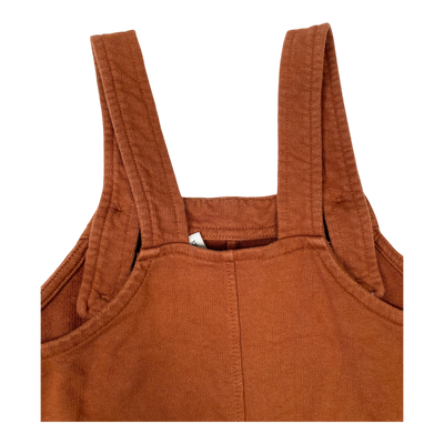 Mainio dungarees, brown | 122/128cm