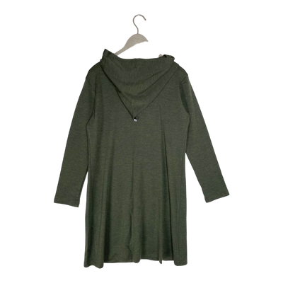 KIVIkivi Saaristo merino hoodie cardigan, green | woman M