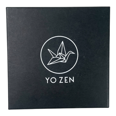 Yo Zen bite earrings, wooden