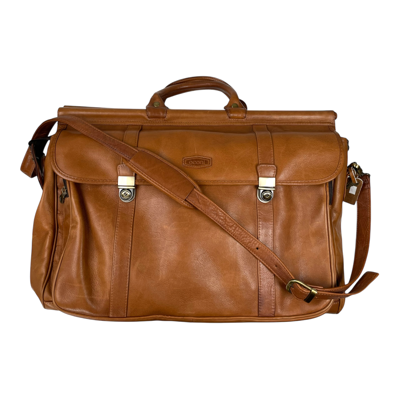 Harold's Bags oconi ‭travel bag, caramel