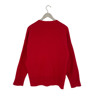 Toive kaste wool cardigan, red | woman S/M