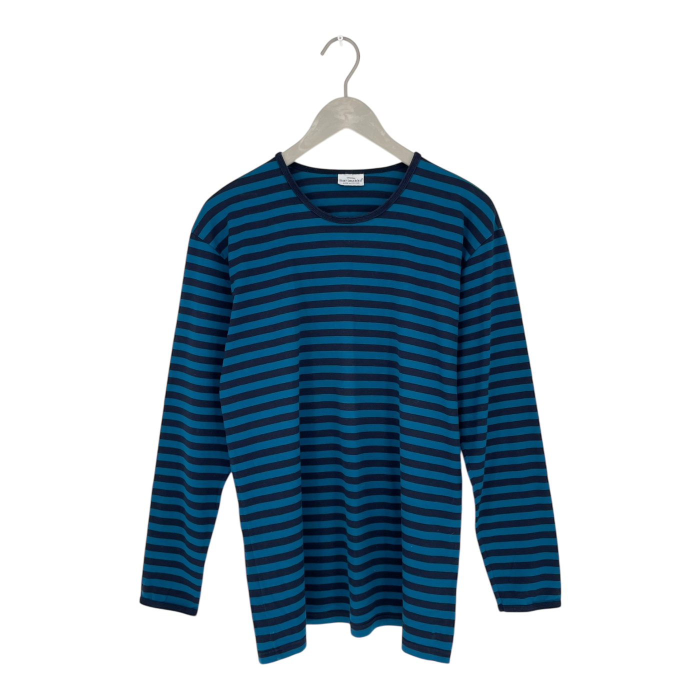 Marimekko stripe shirt, blue | woman L