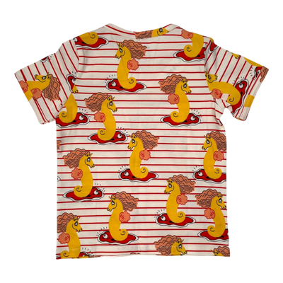 Mini Rodini t-shirt, sea horse | 116/122cm