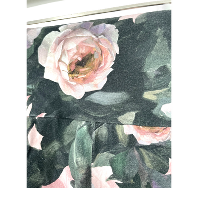 Ommellinen cropped harem pants, roses | woman 3XL