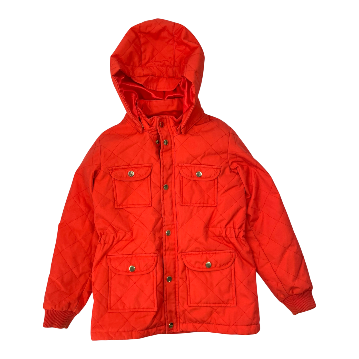 Mini Rodini quilted jacket, red | 140cm