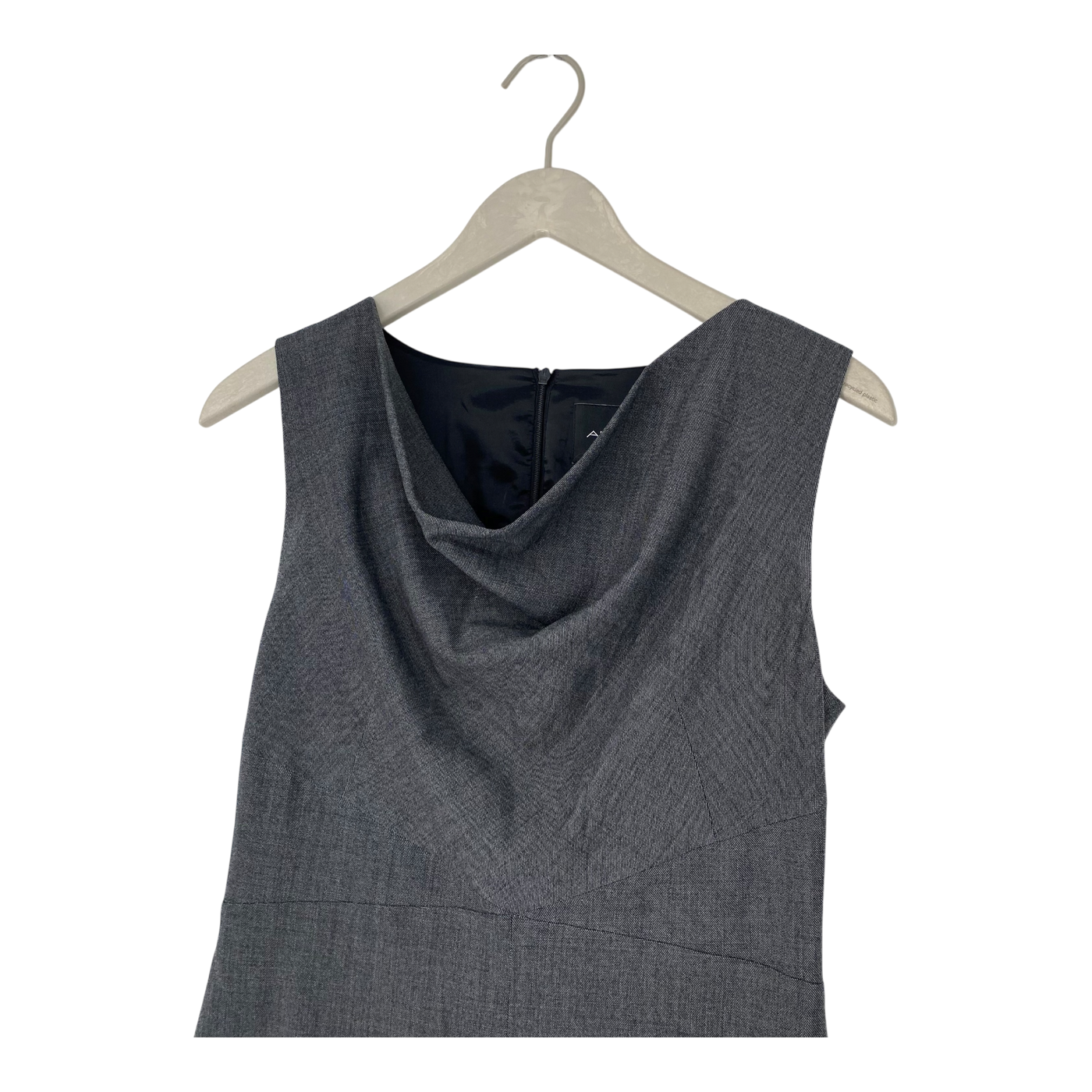 Andiata structured wool dress, grey | woman 38