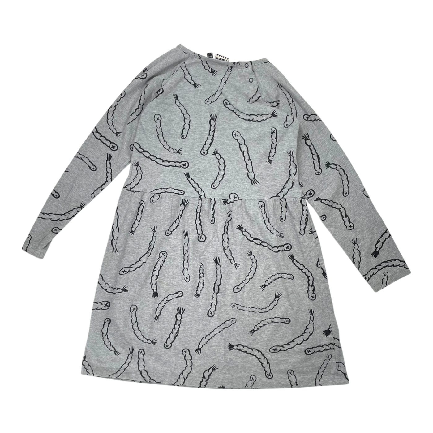 Papu tricot dress, grey | 134/140cm