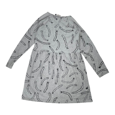 Papu tricot dress, grey | 134/140cm