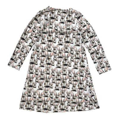 Metsola dress, bunny | 122/128cm