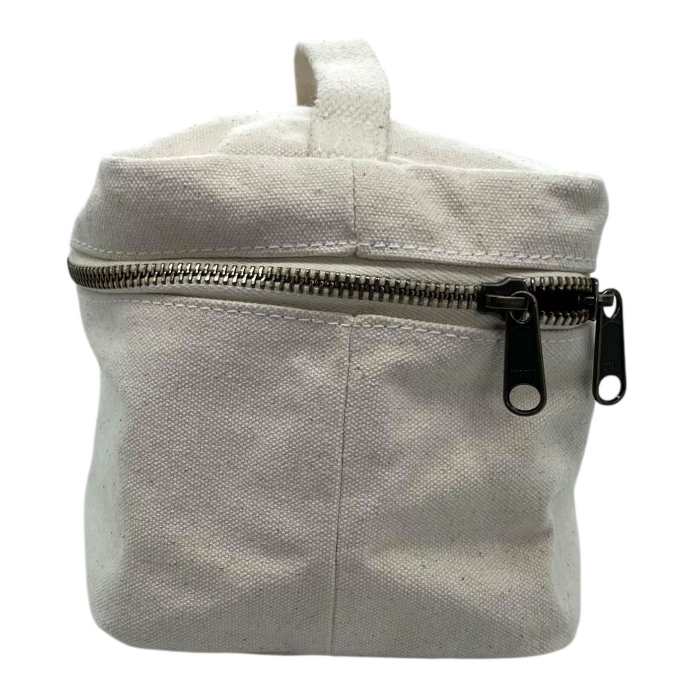 Holzrichter canvas toiletry bag, cream