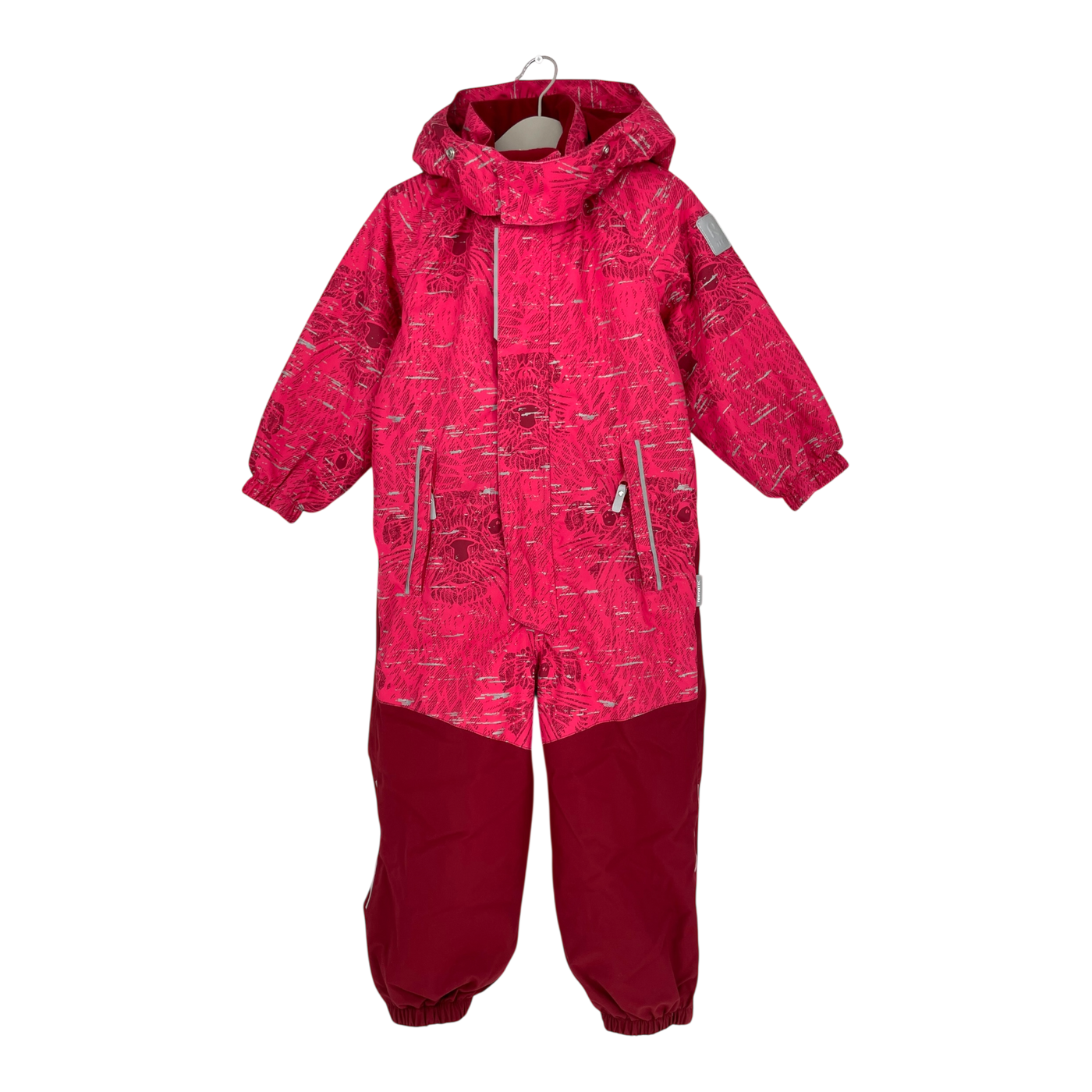 Reima bergen winter overall, pink/red | 98cm