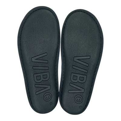 VIBAe Roma leather slippers, preto black | 46