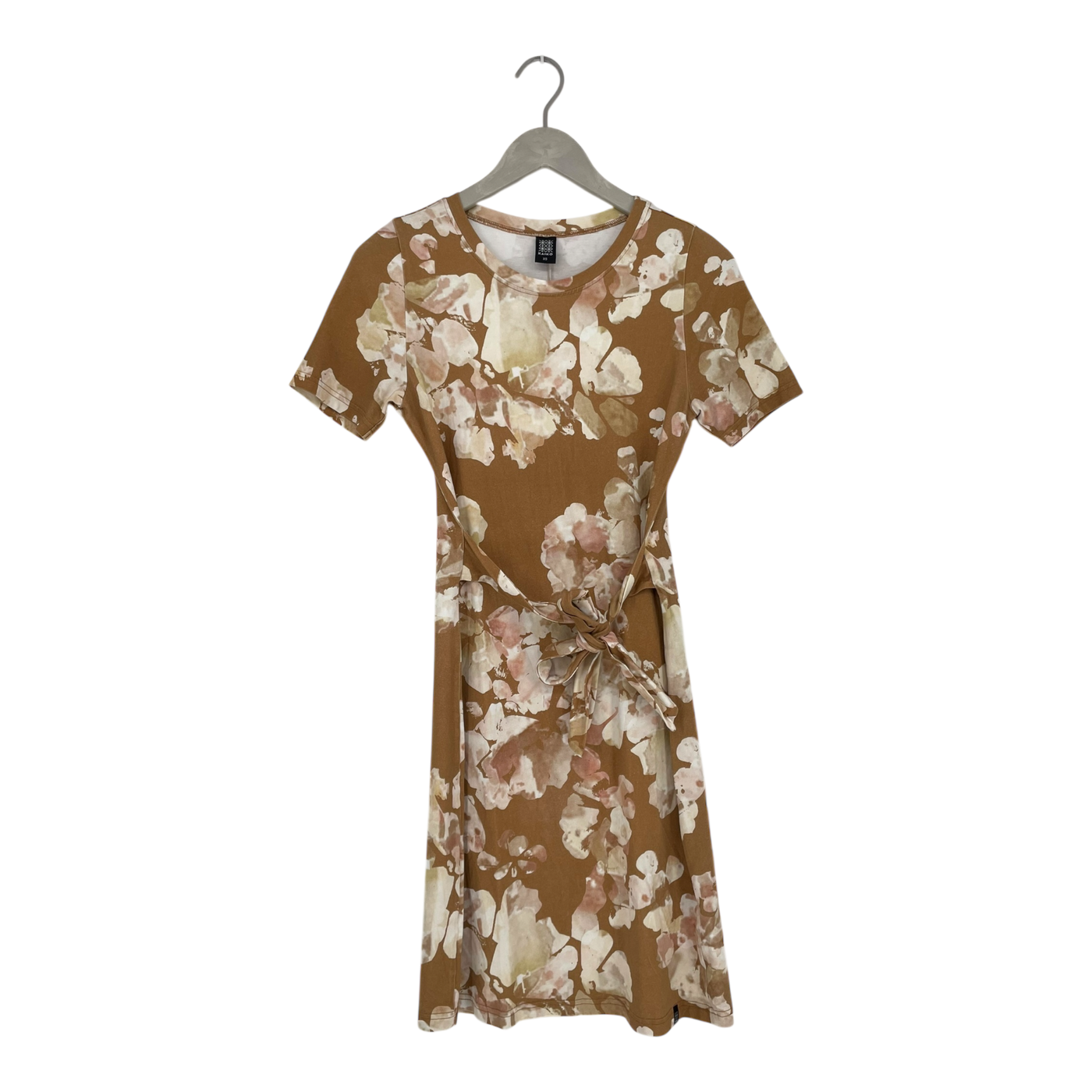 Kaiko t-shirt belted dress, flowers | woman XS