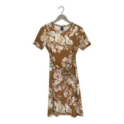 Kaiko t-shirt belted dress, flowers | woman XS