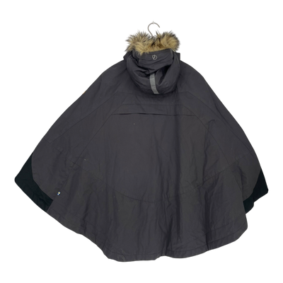 Fjällräven luhkka winter cape, black | unisex S