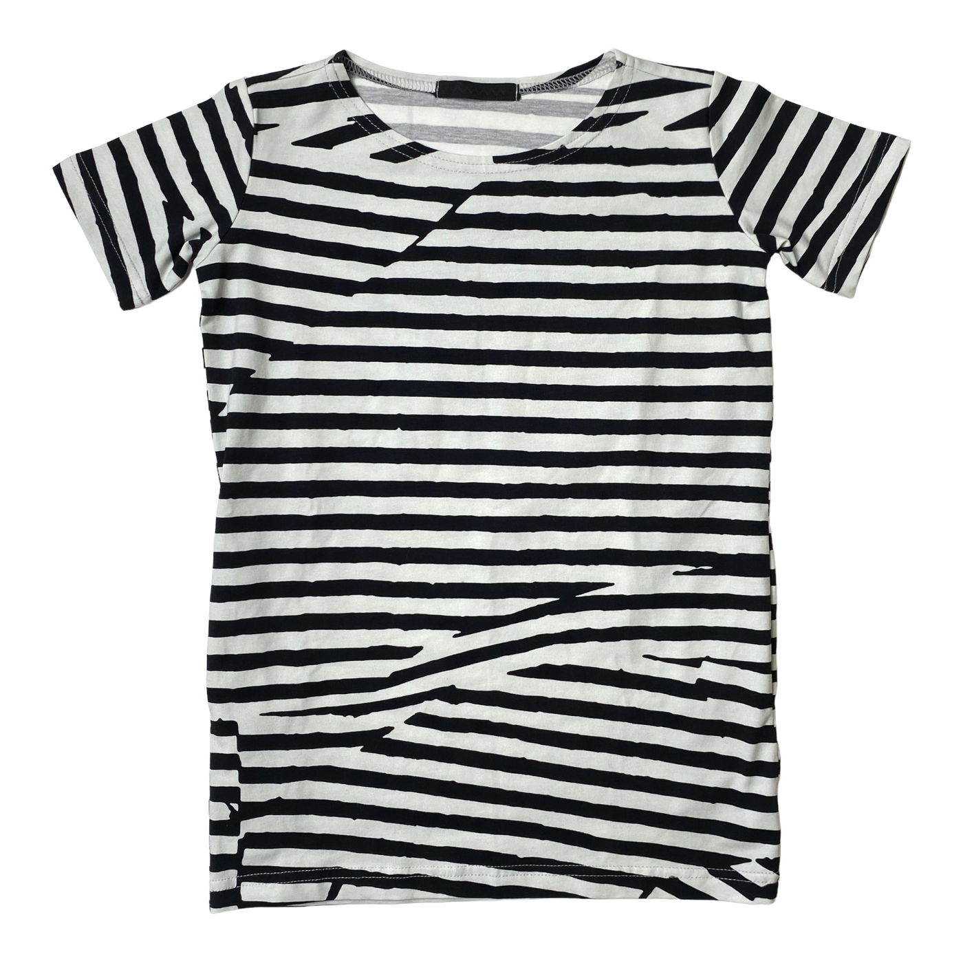 Vimma stripe dress, black/white | 100cm