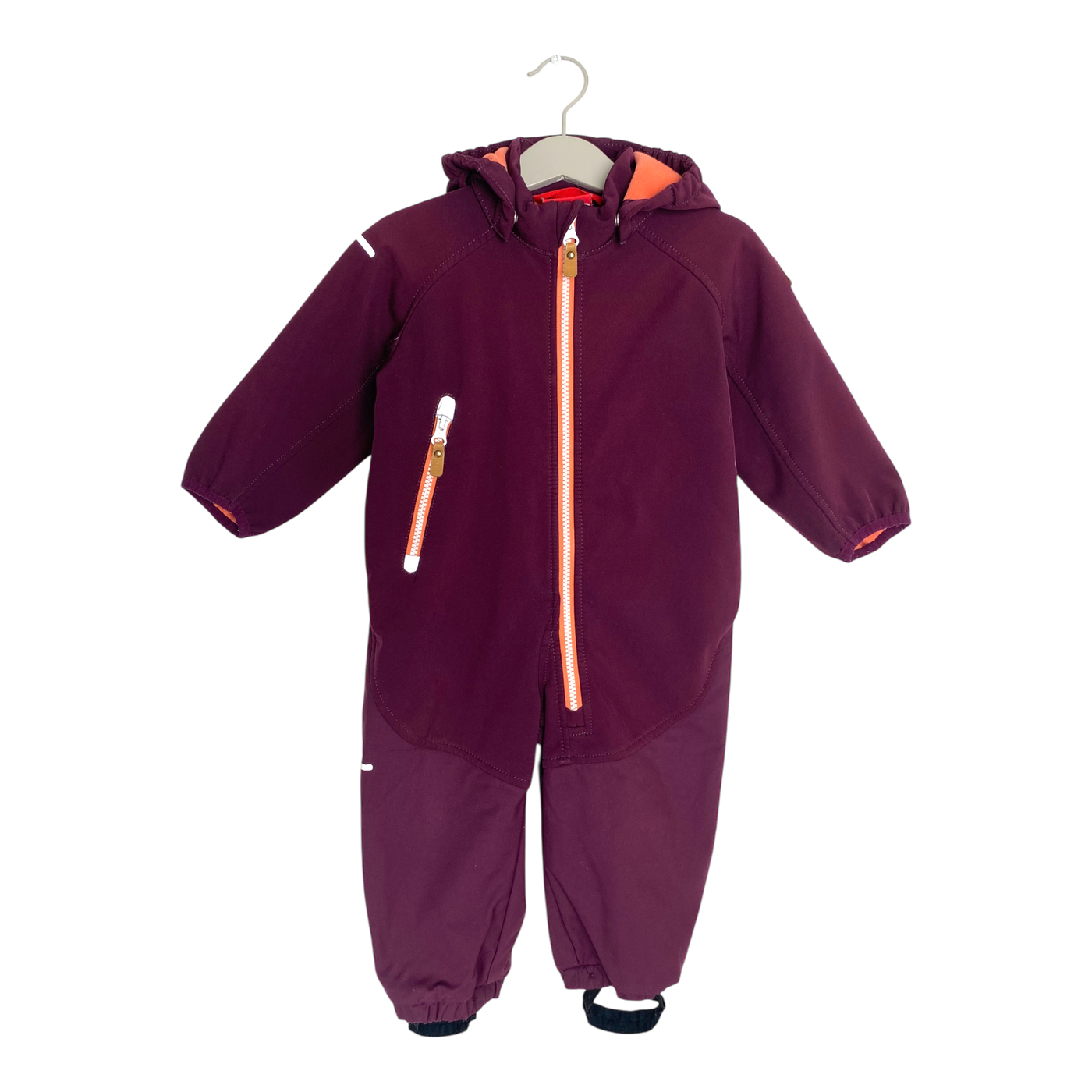 Reima mjosa softshell overall, burgundy | 80cm