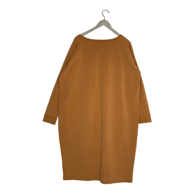 Papu giant split dress, caramel | woman XL