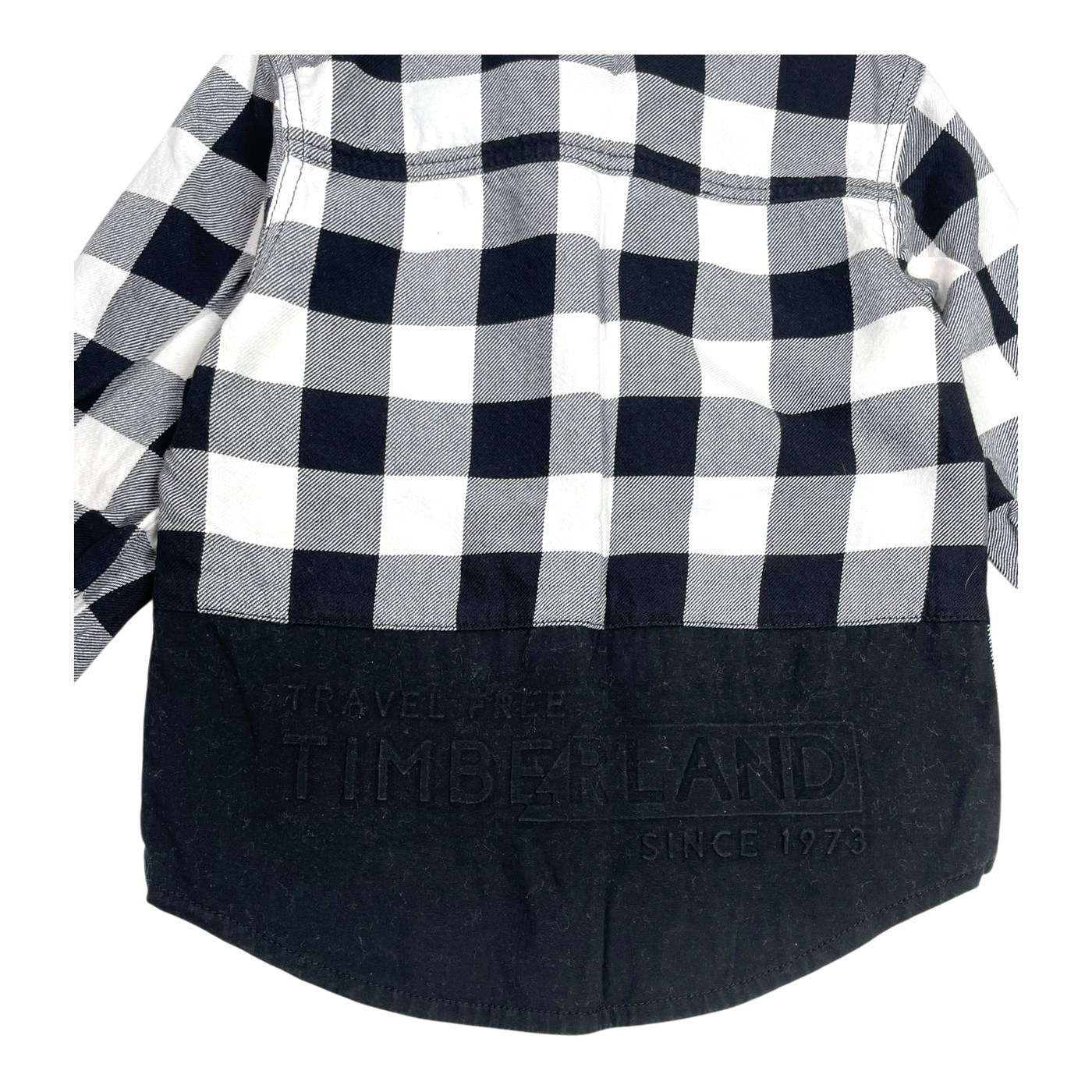 Timberland collar shirt, checkered | 86cm