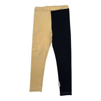 Gugguu block leggings, yellow/black | 98cm