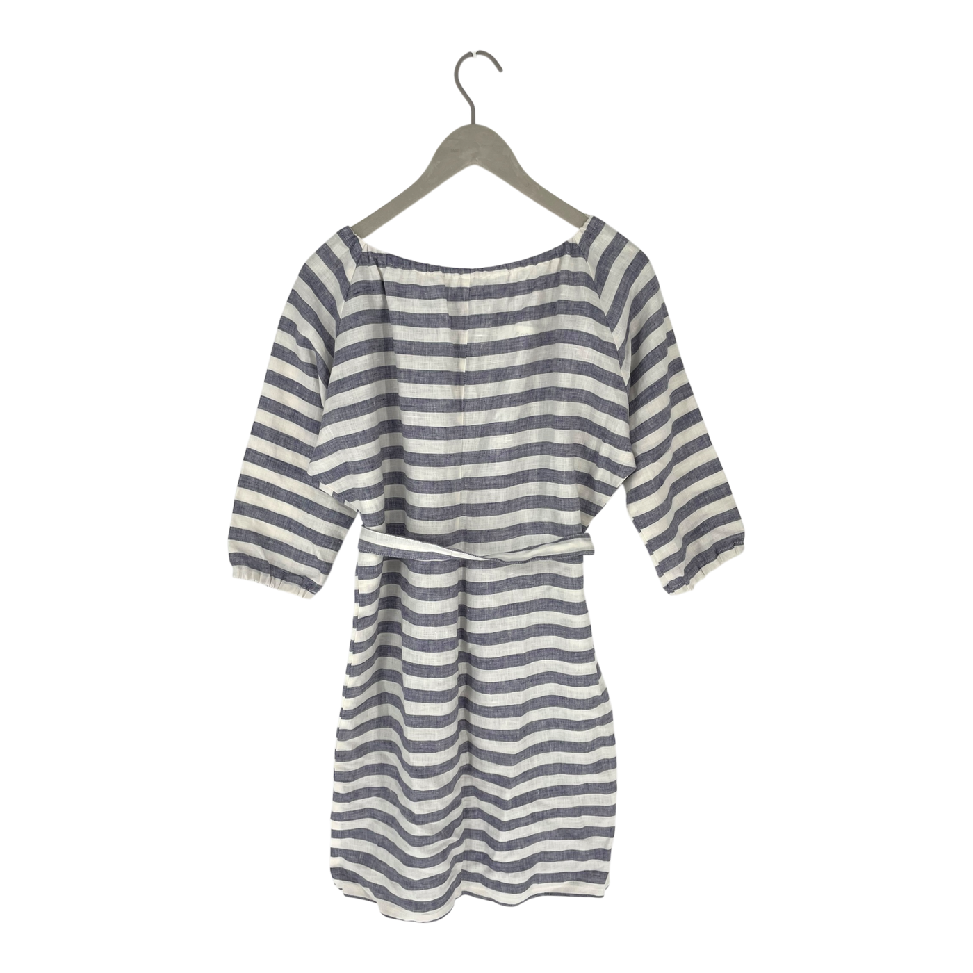 Bypias linen dress, stripes | woman XS/S