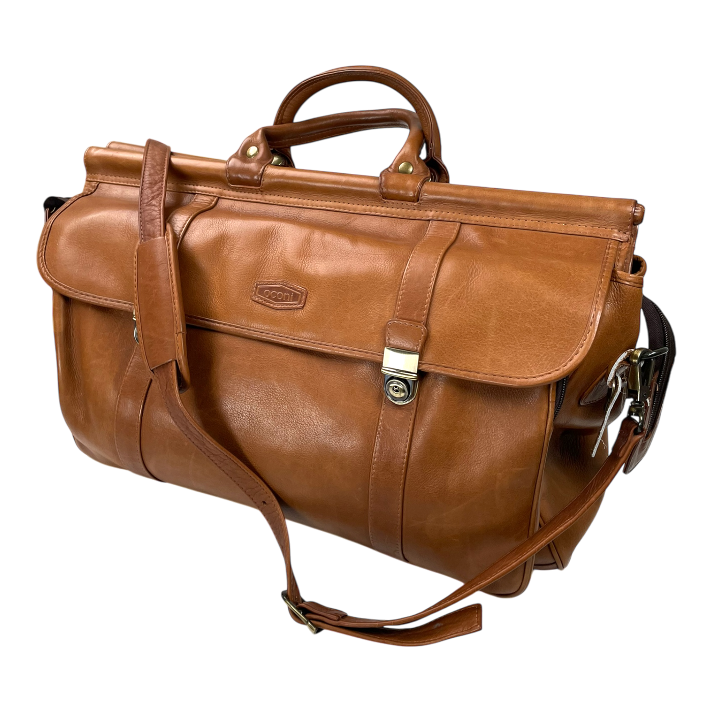 Harold's Bags oconi ‭travel bag, caramel