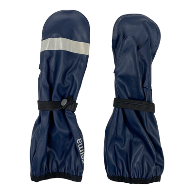 Reima rain mittens, navy blue | 6-8y