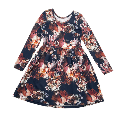 Kaiko dress, cobalt rose |146/152cm