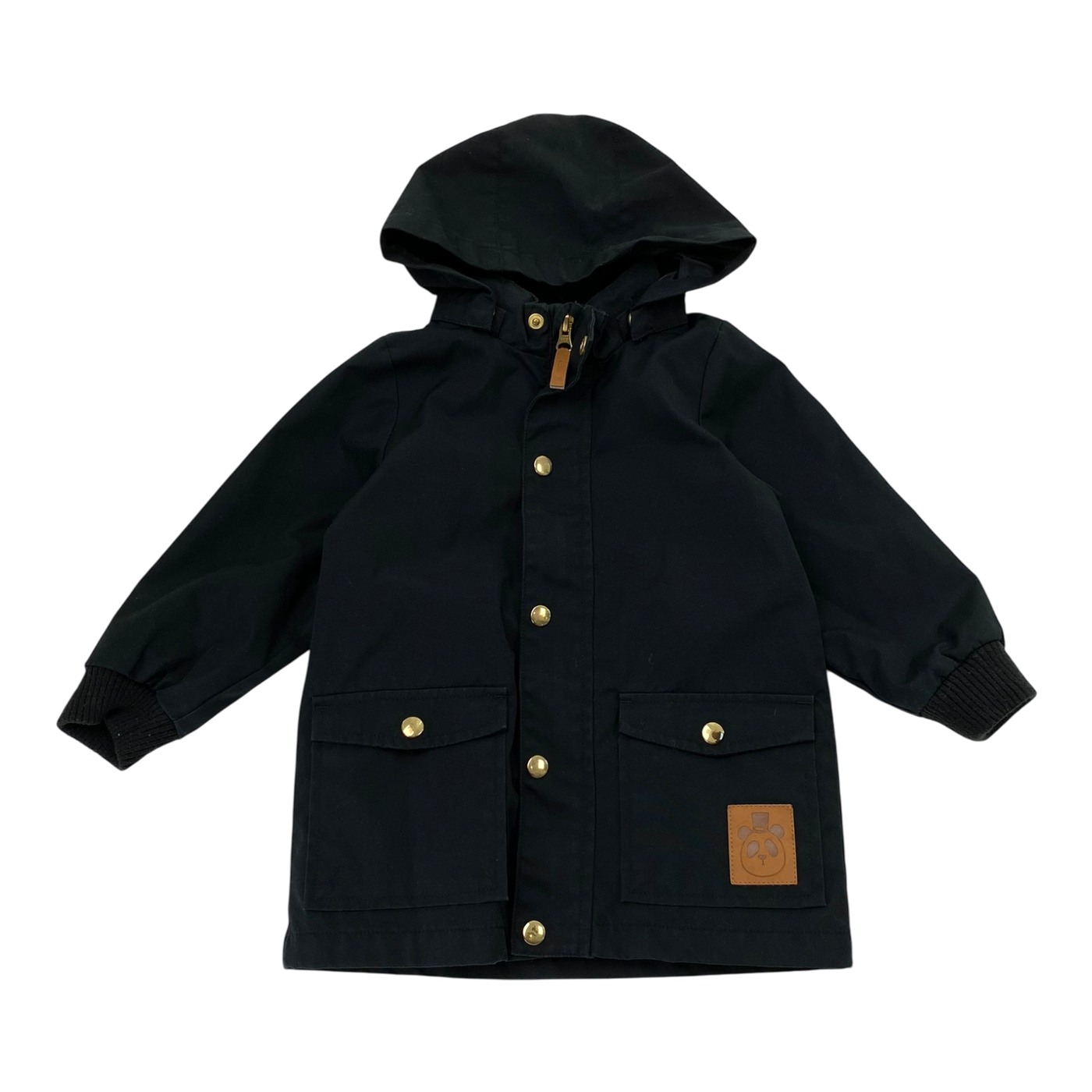 Mini Rodini pico jacket, black | 92/98cm