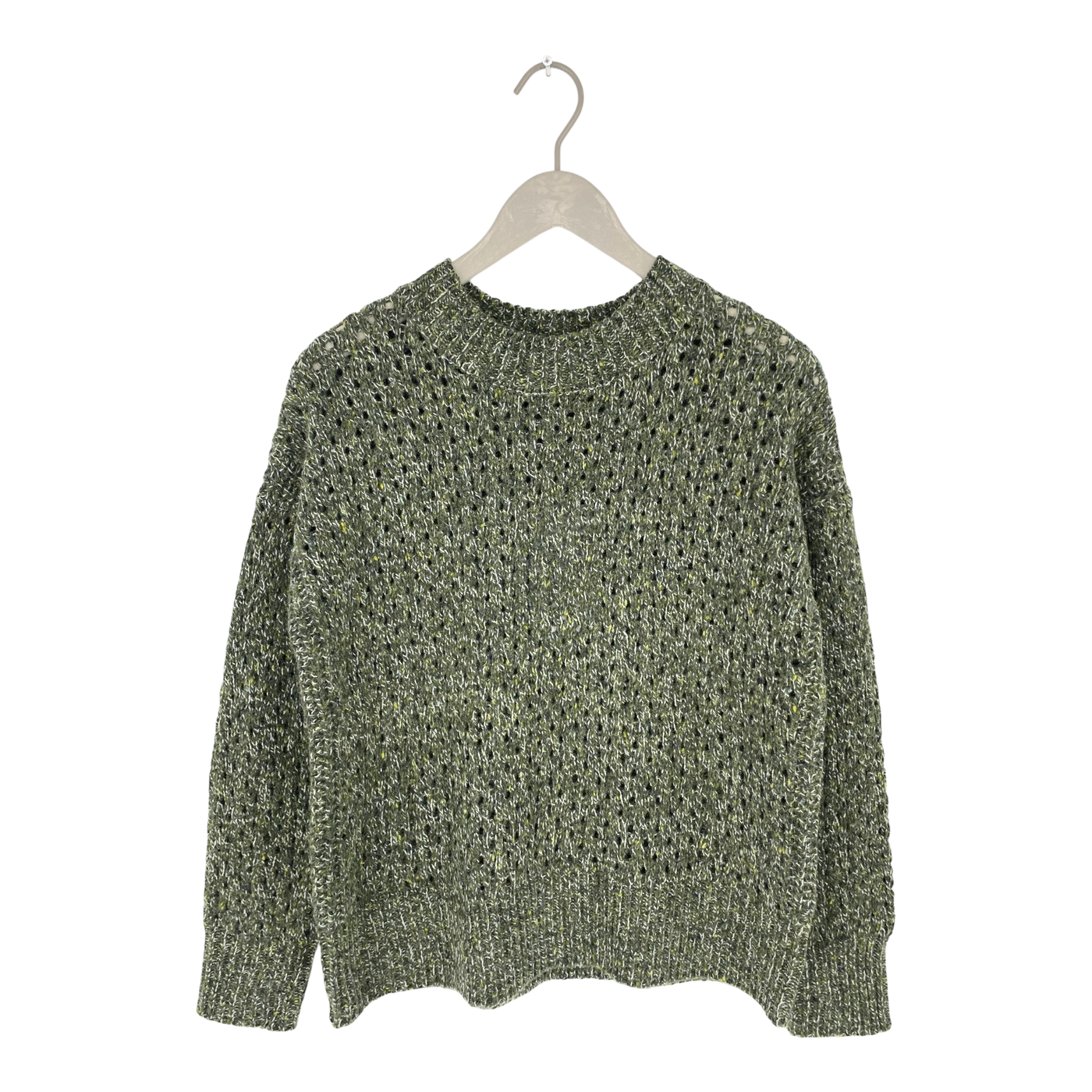 Soft Rebels sila knit sweater, melange green | woman XS