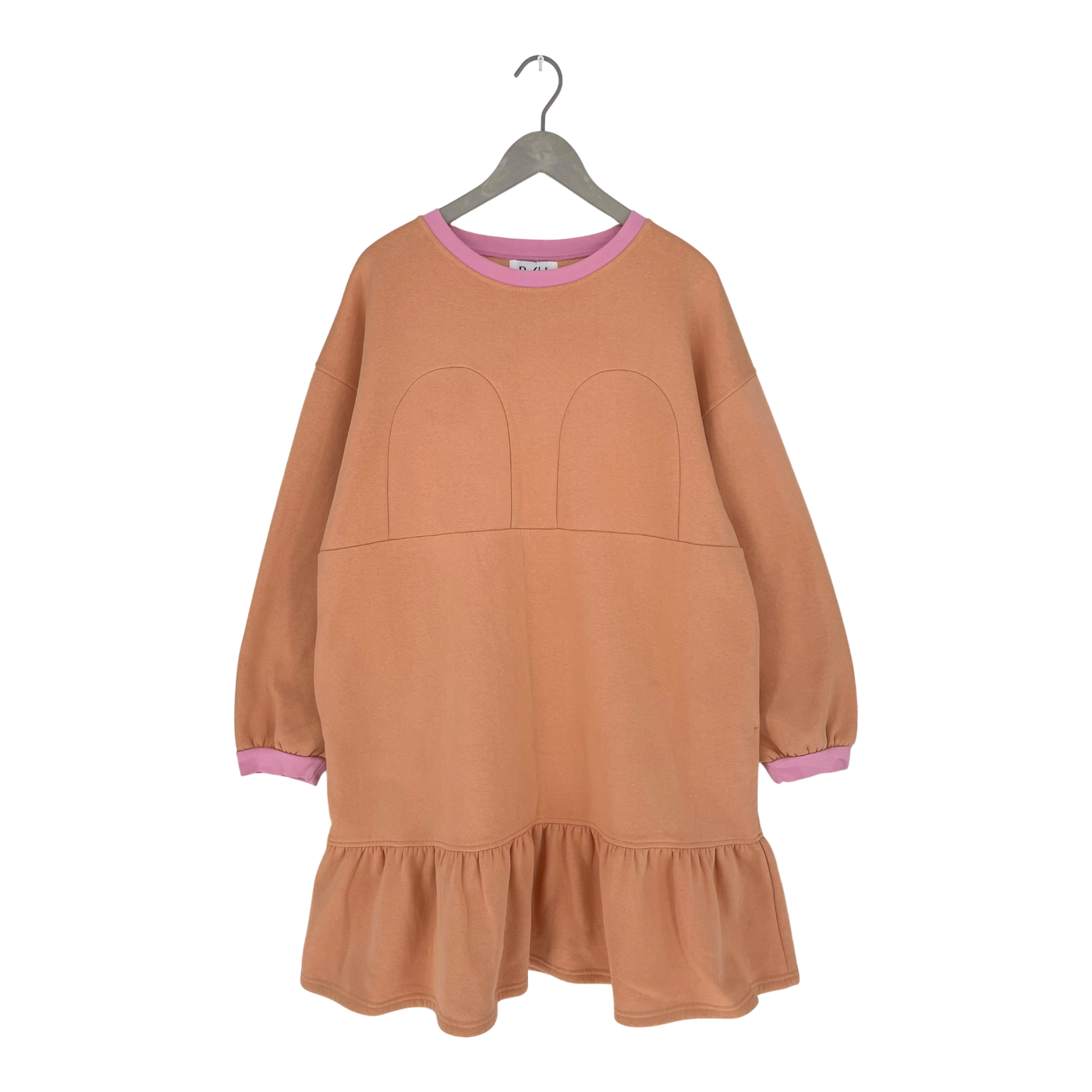 R/H mickey sweat dress, light coral | woman L
