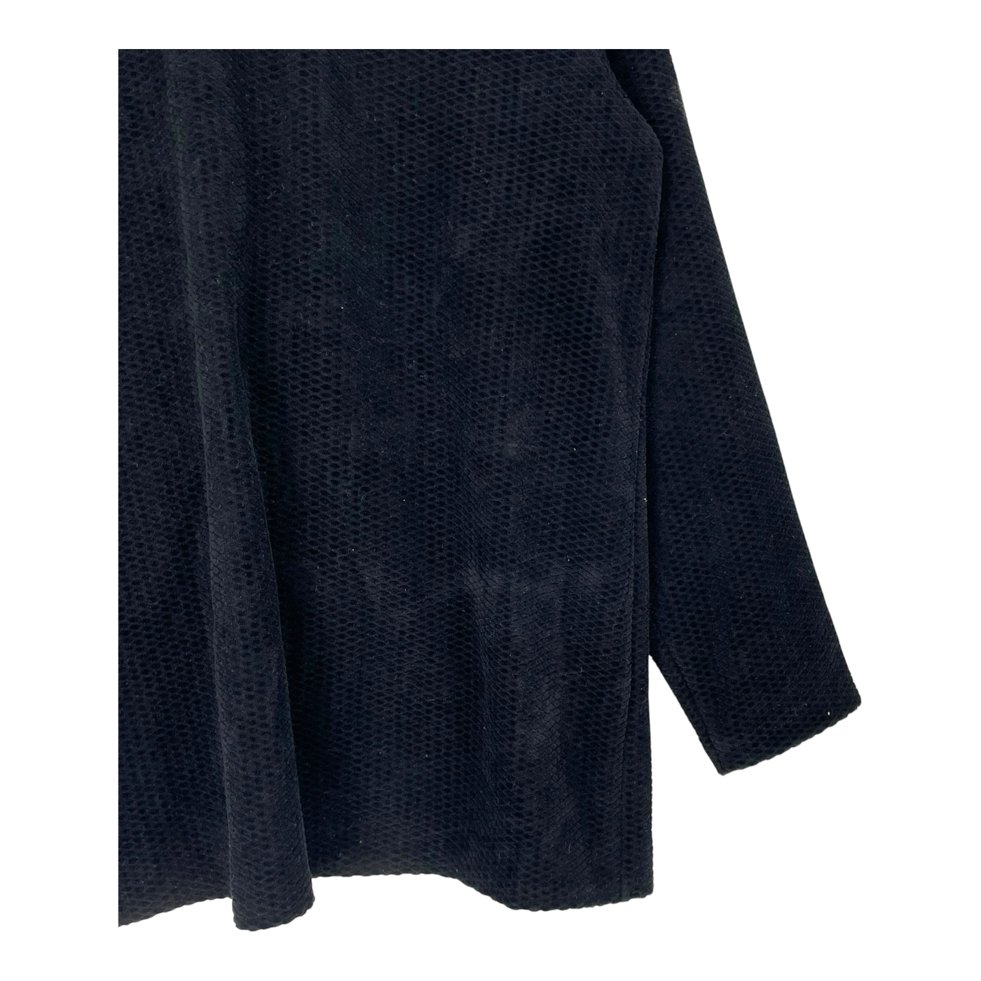 Yo Zen velour shirt, black | woman M/L