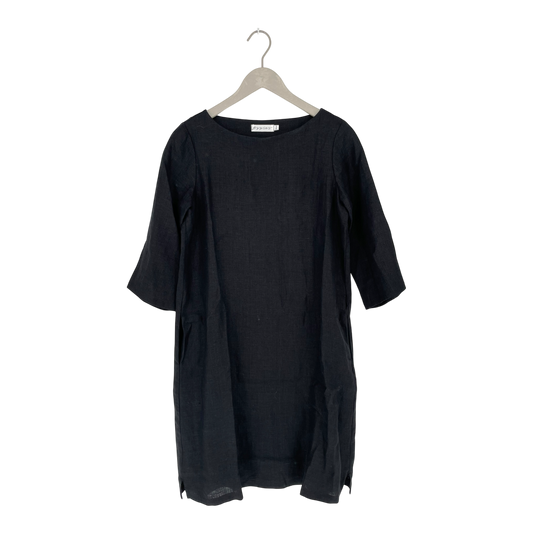 Bypias Leinenkleid, schwarz | Frau XS/s