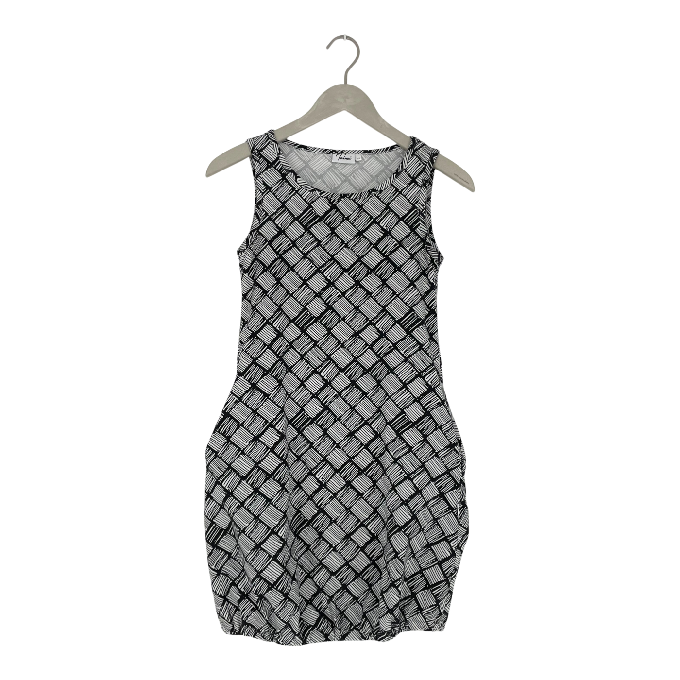 Taimi sleeveless tunic, black and white | woman XS