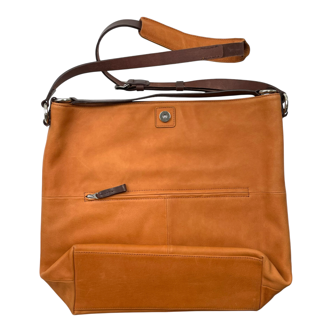 Harold's Bags leather chaza pouch, cognac