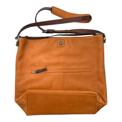 Harold's Bags leather chaza pouch, cognac