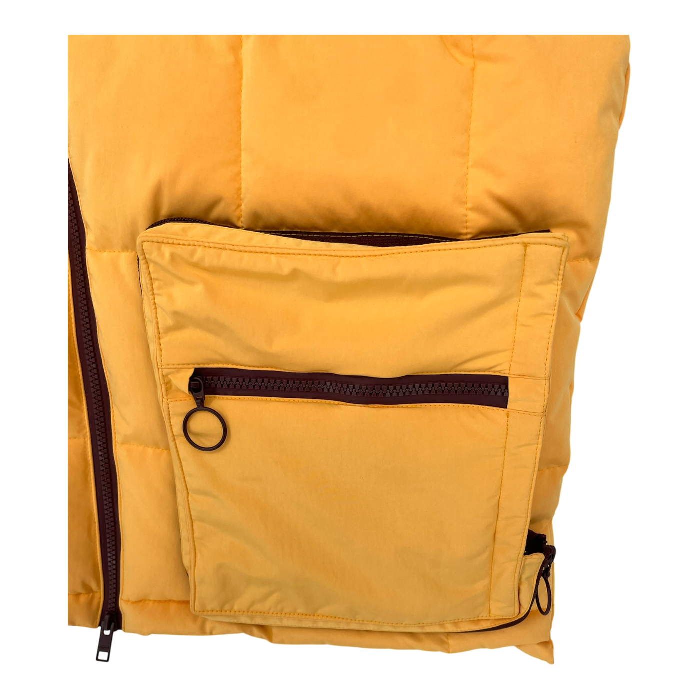 Embassy of Bricks and Logs warwich puffer vest, sun rise | unisex L
