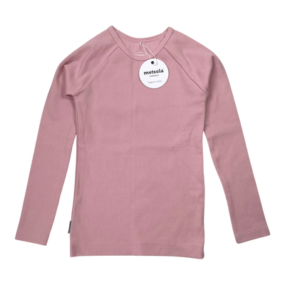Metsola rib shirt, pink | 134cm
