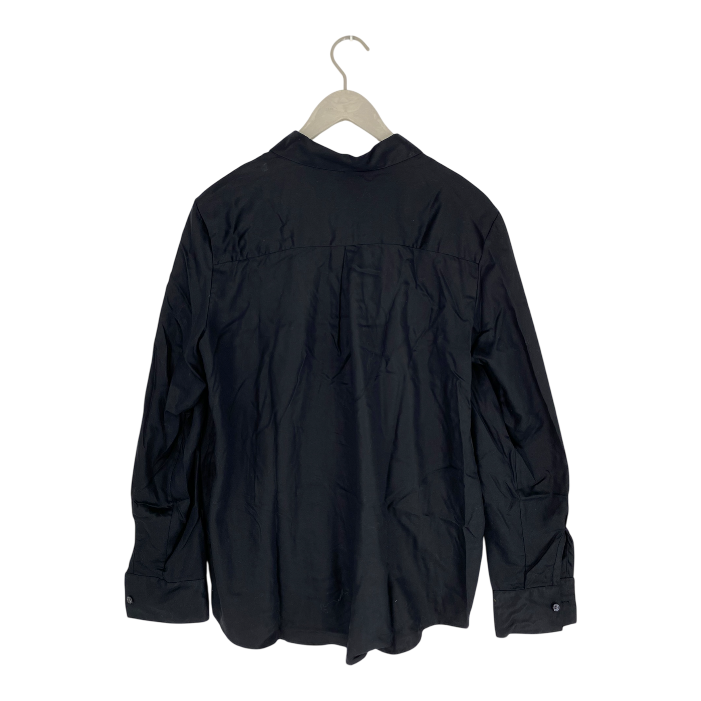 Asket the lyocell shirt, black | woman L