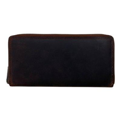 Holzrichter leather wallet, chocolate brown