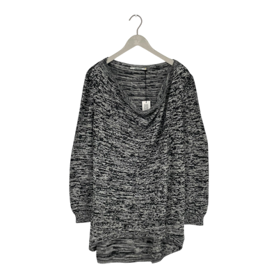 KARINFRAIDENRAIJ ingrid knitted sweater, melange grey | woman M