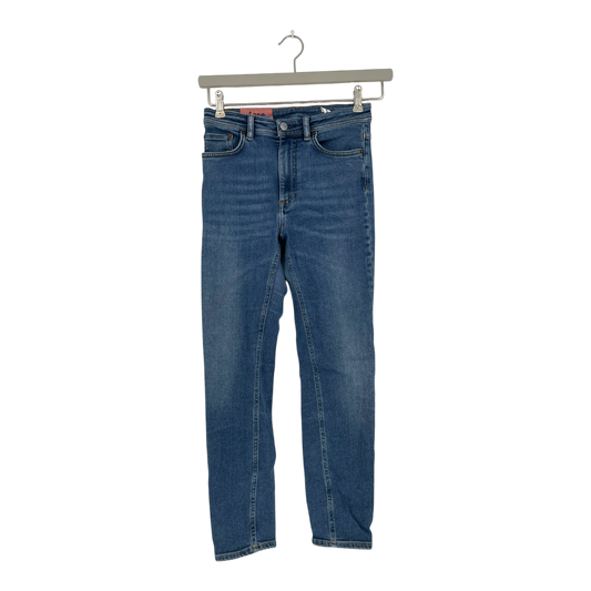 Acne Studios peg jeans, mid blue | woman 27/30