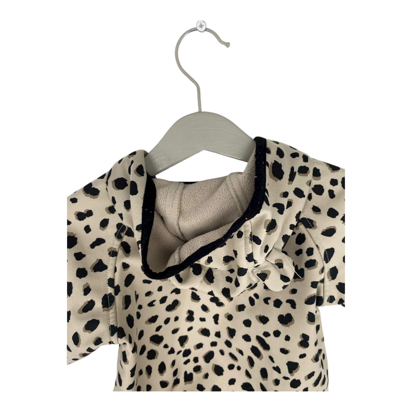 Polarn O. Pyret animal ear softshell overall, beige | 74cm