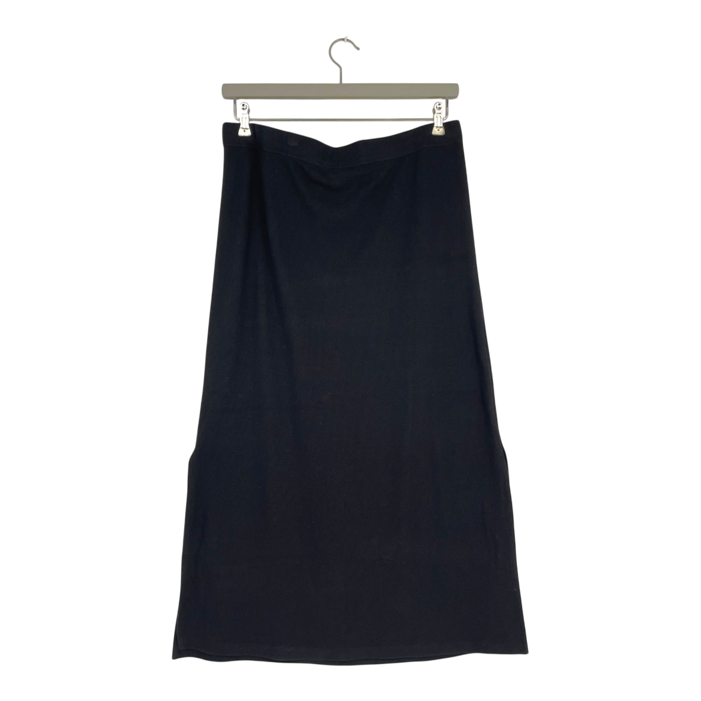 Dedicated ribbed skirt, black | woman XL