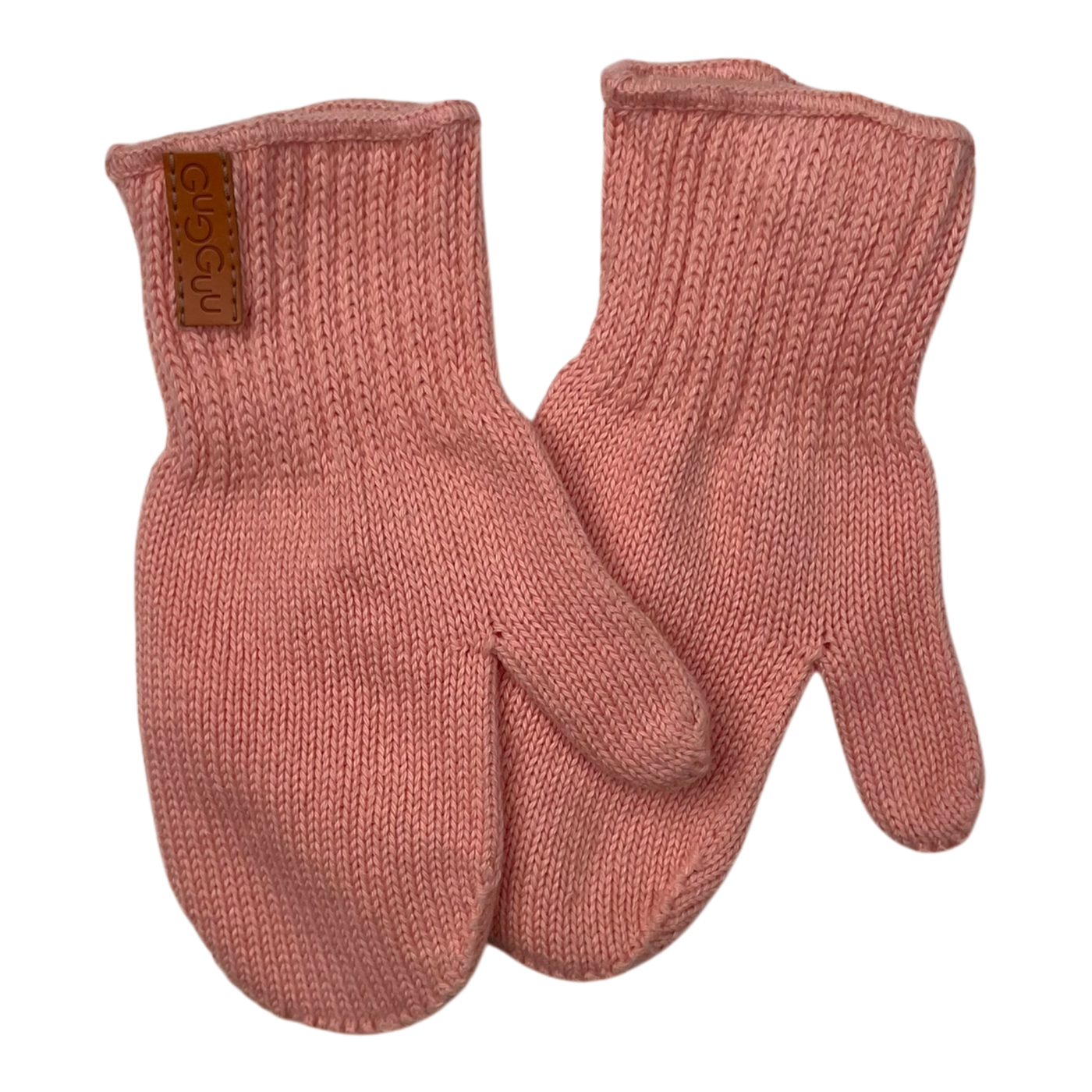 Gugguu cotton mittens, pink | 4-6y