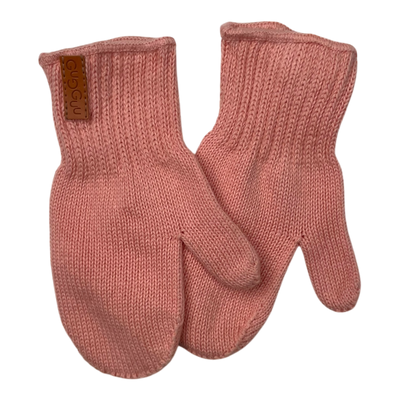 Gugguu cotton mittens, pink | 4-6y