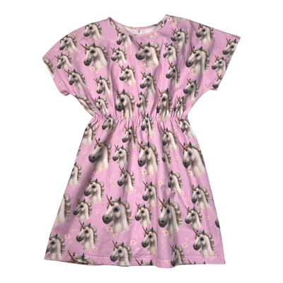 Metsola t-shirt dress, unicorn | 134/140cm