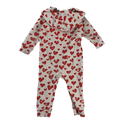 Molo sweat jumpsuit, heart | 80cm