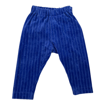 Mainio velour pants, blue | 86/92cm