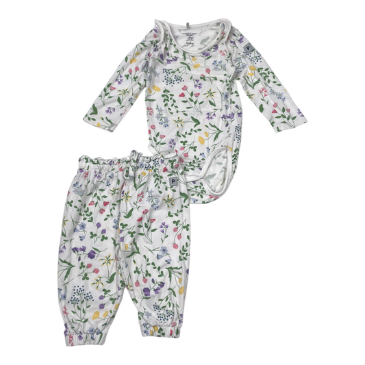 Polarn O. Pyret baby set, flowers | 62cm